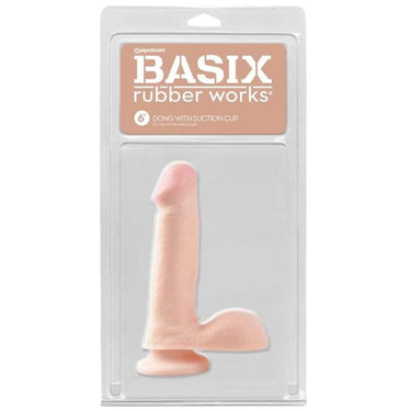 Dildo realistico con ventosa, sicuro e impermeabile, 16.5 cm